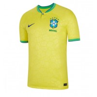 Maglie da calcio Brasile Prima Maglia Mondiali 2022 Manica Corta
